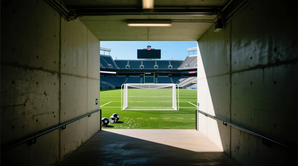 The players' tunnel