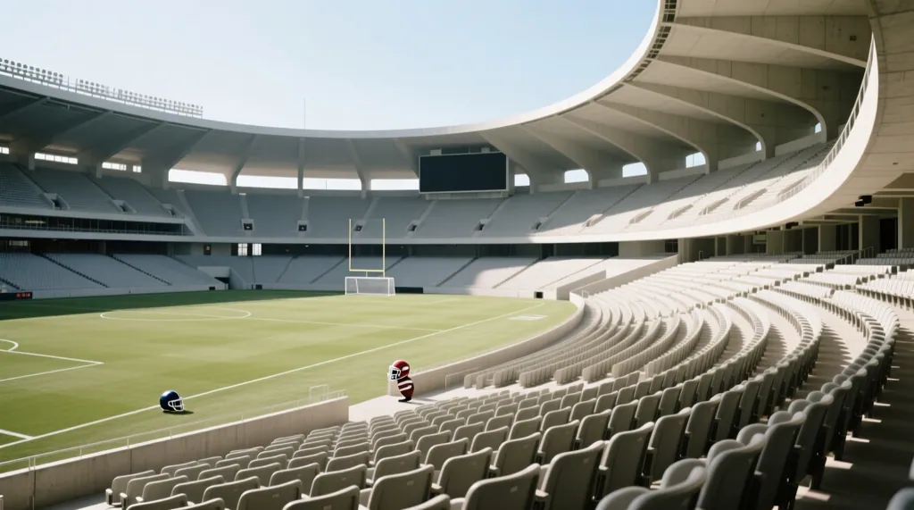 A stand at a soccer ground