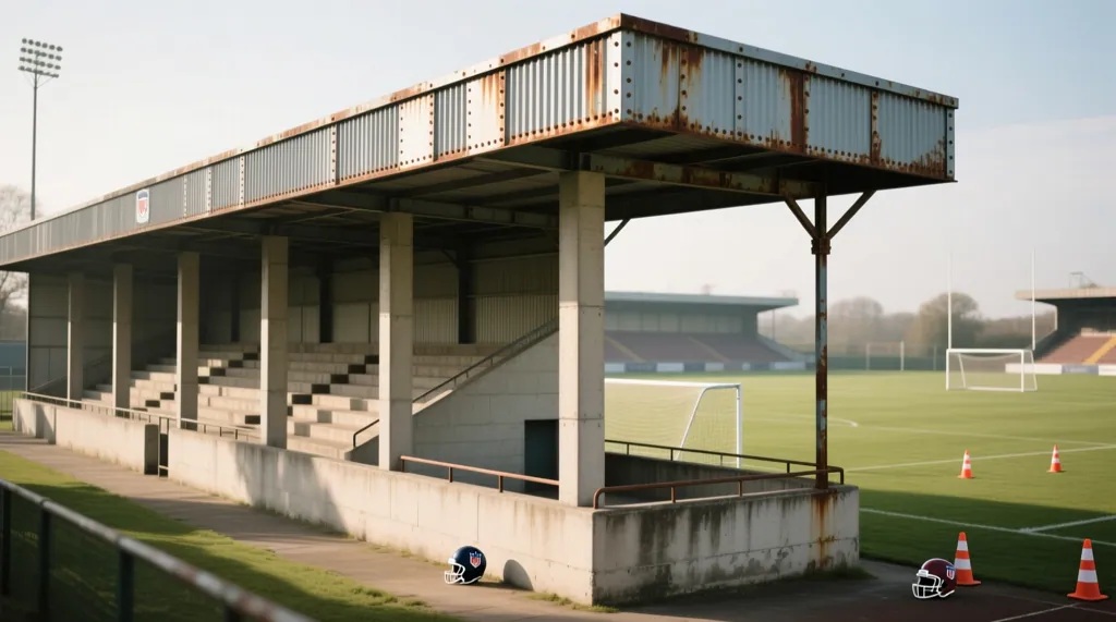 A stand at a soccer ground
