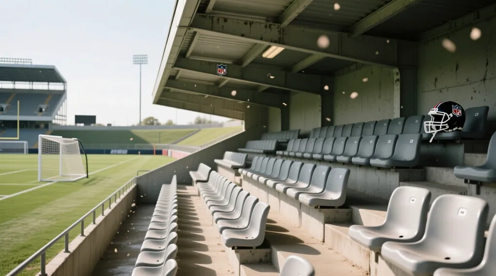 A stand at a soccer ground