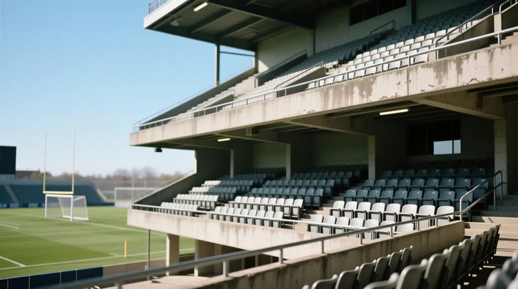 A stand at a soccer ground