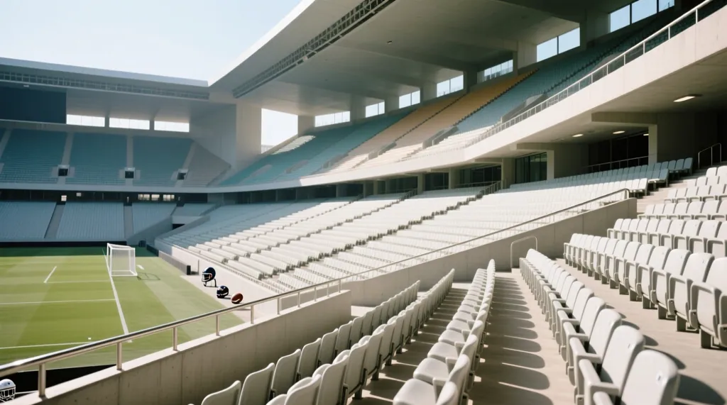 A stand at a soccer ground