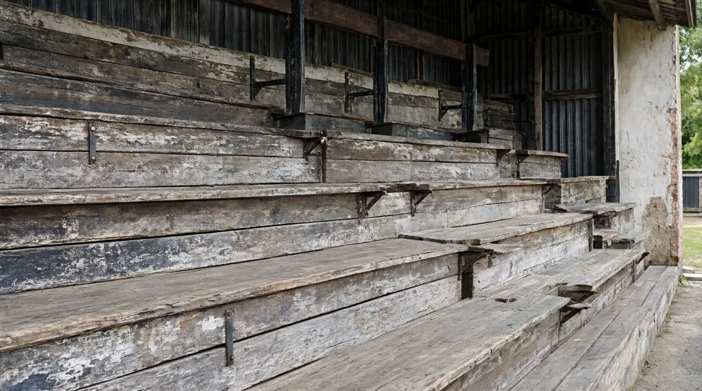 A stand at a soccer ground